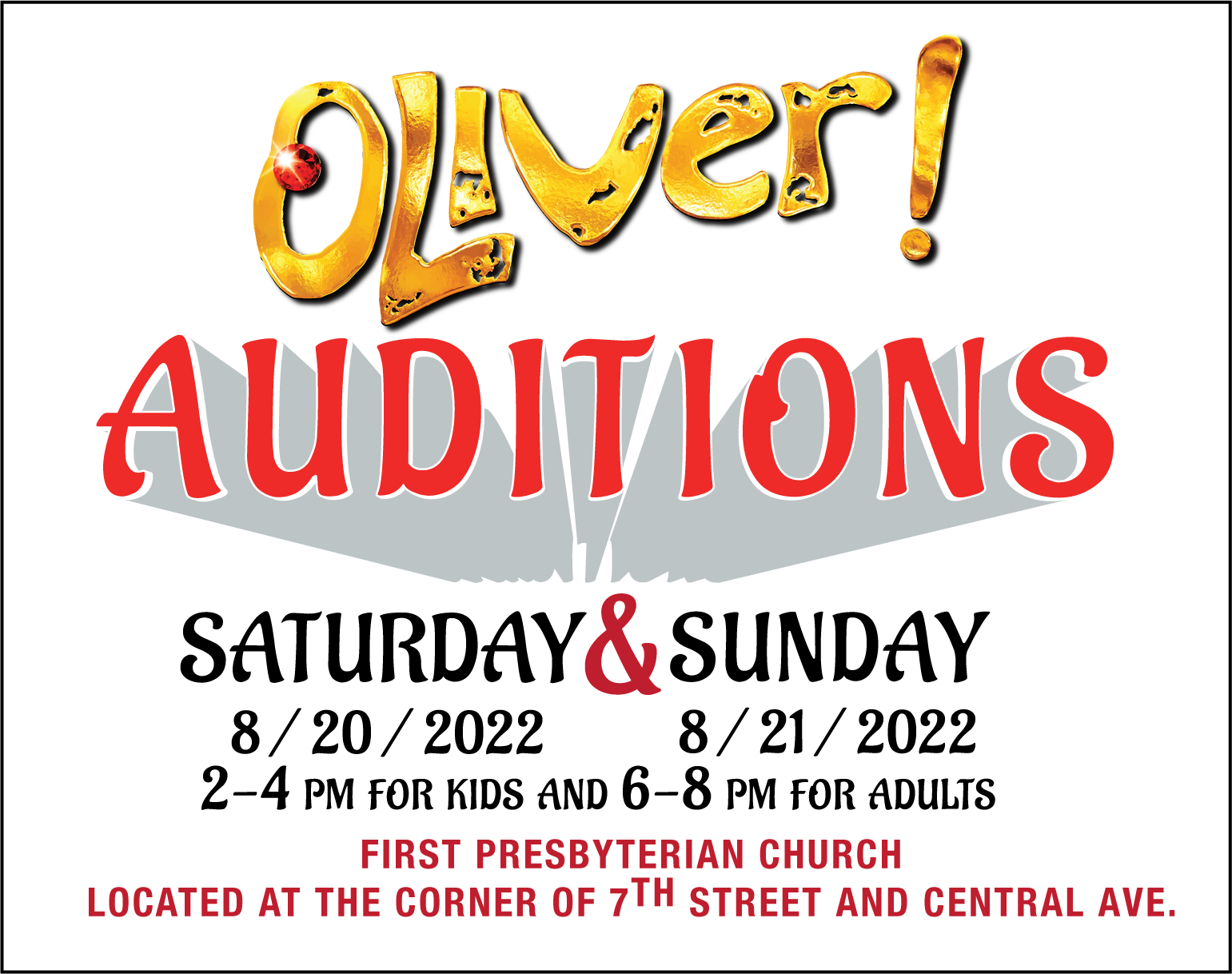 Oliver Web Auditions